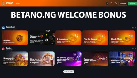 Betano.NG welcome bonus