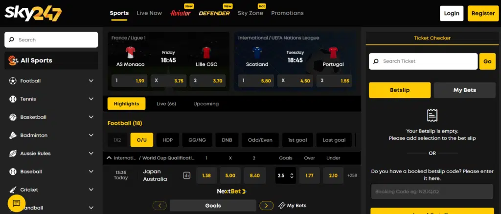 Sky247 Nigeria Overview
