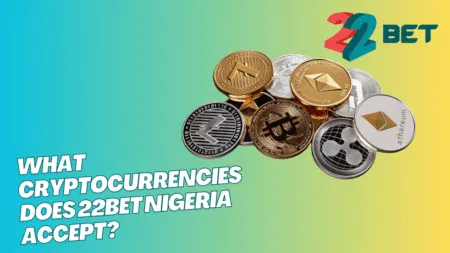What cryptocurrencies does 22bet Nigeria accept?