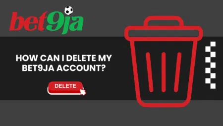 How can I delete my Bet9ja account?